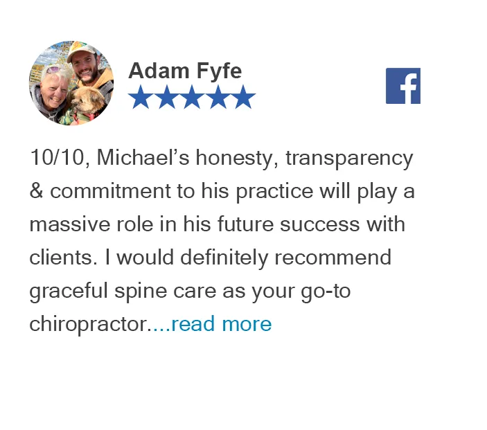 Facebook review from Adam Fyfe at Graceful Pompano Beach Chiropractic Image