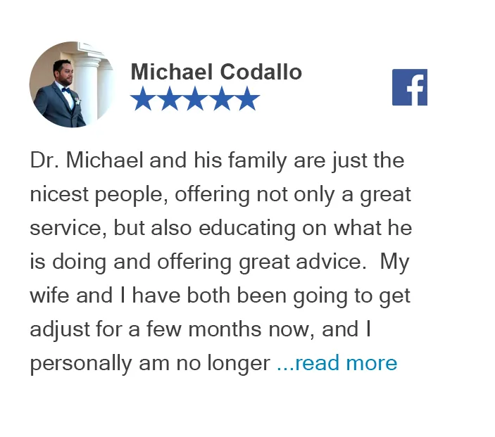 Facebook review from Michael Codallo at Graceful Pompano Beach Chiropractic Image