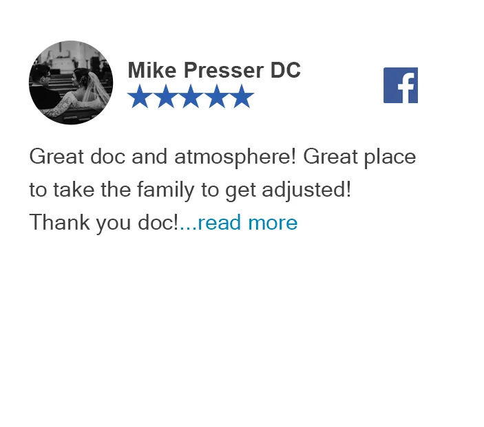 Home 45 Facebook review from Mike Presser DC at Graceful Pompano Beach Chiropractic Image