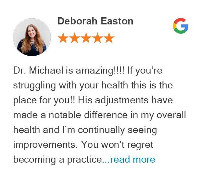 Us 18 Google review from Deborah Easton at Graceful Pompano Beach Chiropractic Image