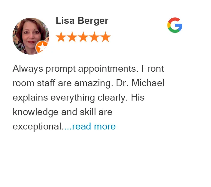 Us 19 Google review from Lisa Berger at Graceful Pompano Beach Chiropractic Image