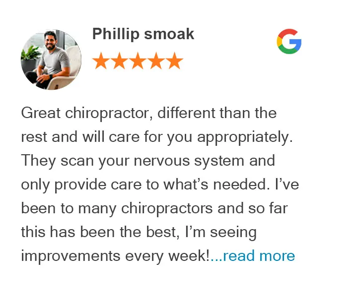 Us 20 Google review from Phillip Smoak at Graceful Pompano Beach Chiropractic Image